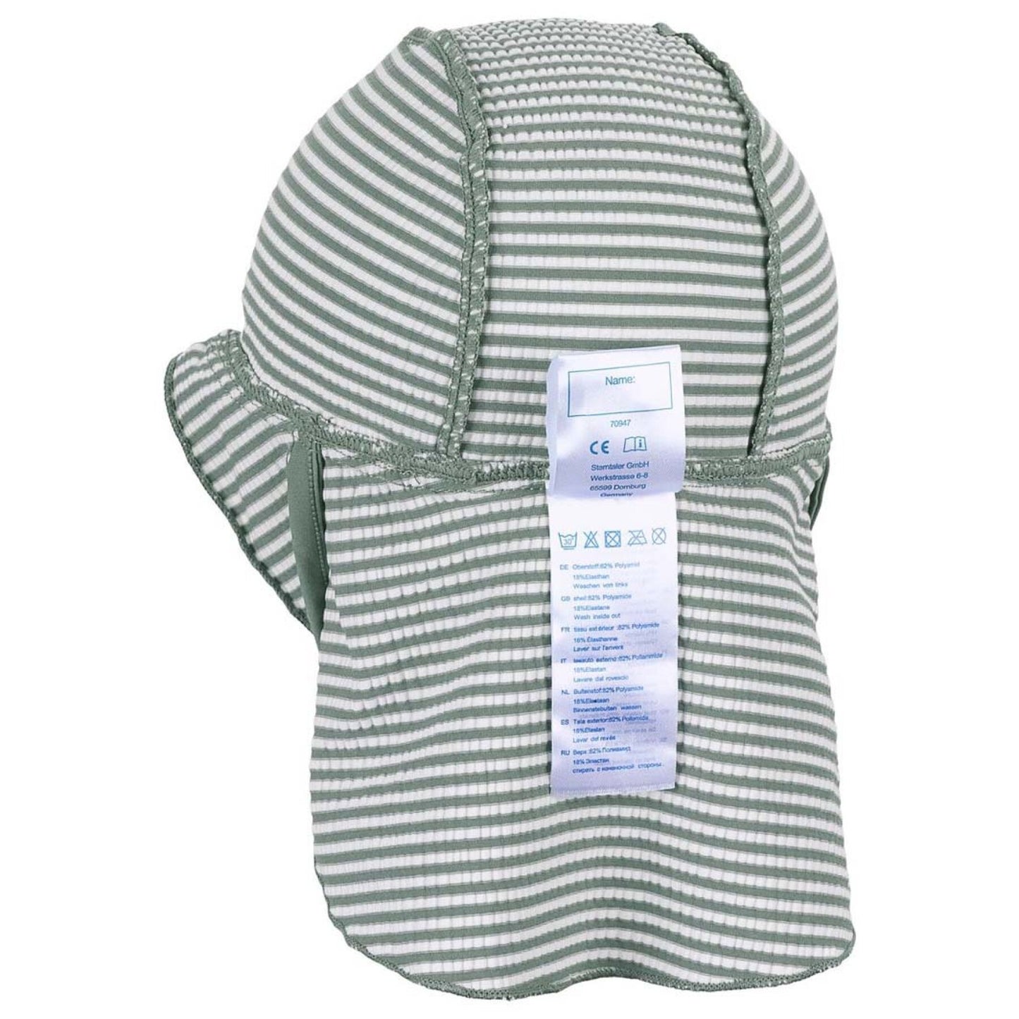 Cap with neck protection