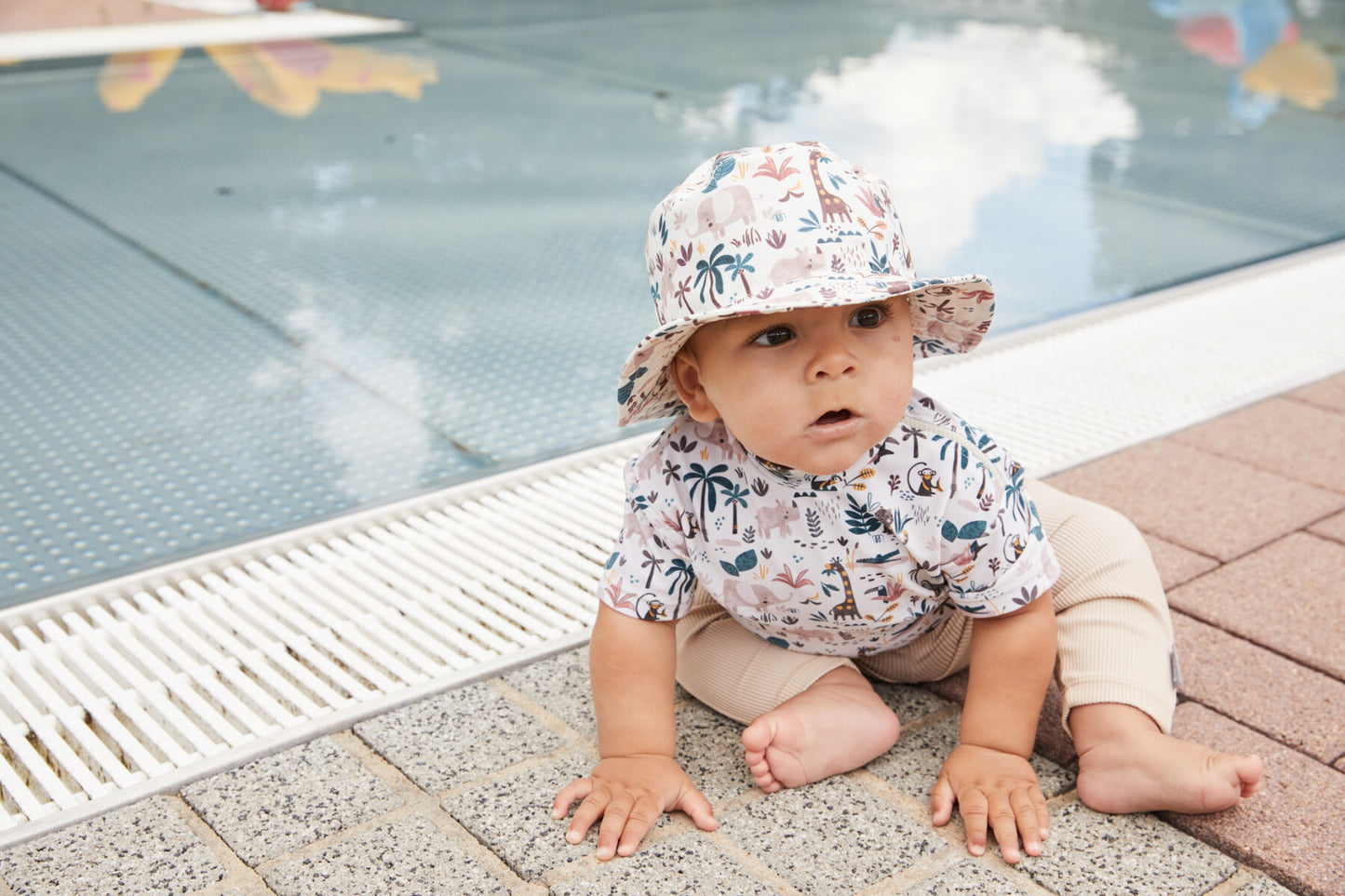 T-shirt de bain manches courtes