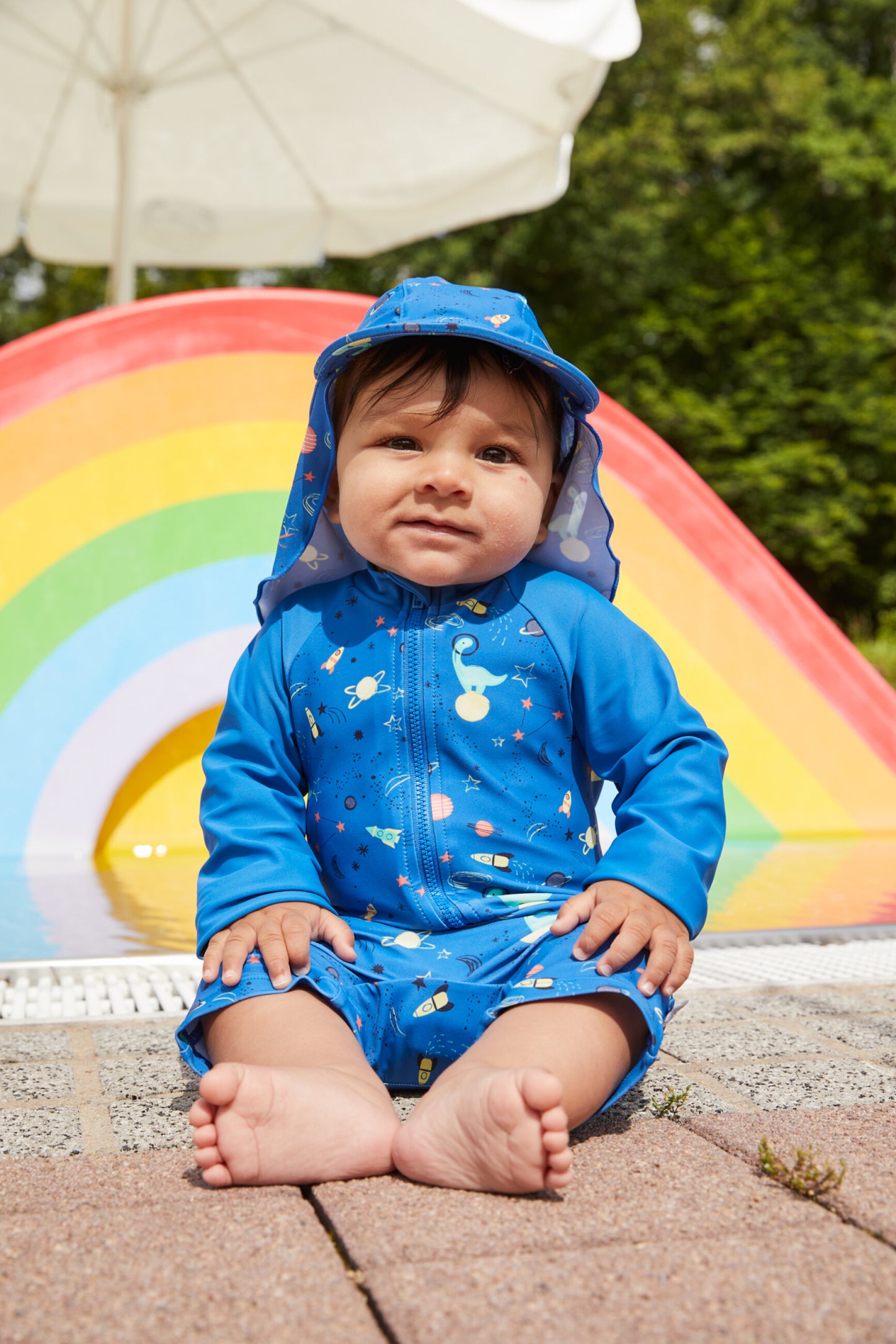 Casquette à visière avec protection de nuque