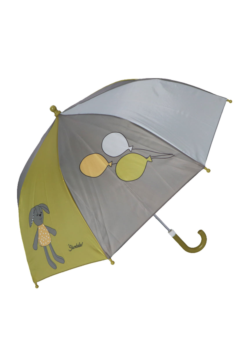Kinder Regenschirm Eddy + Happy in Dunkelgrün ⭐️ | Stockschirme