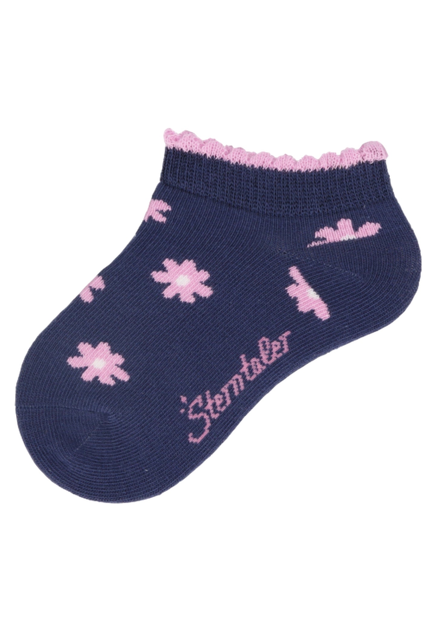 Sneaker-Socken 3er Blumen