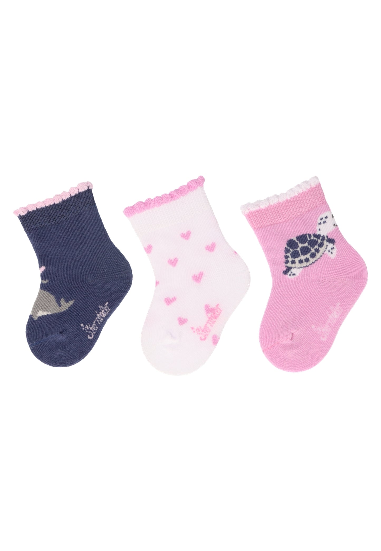 Baby-Socken 3er-Pack Wal