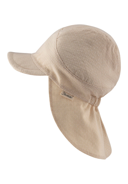Gorra visera con cubre nuca 
