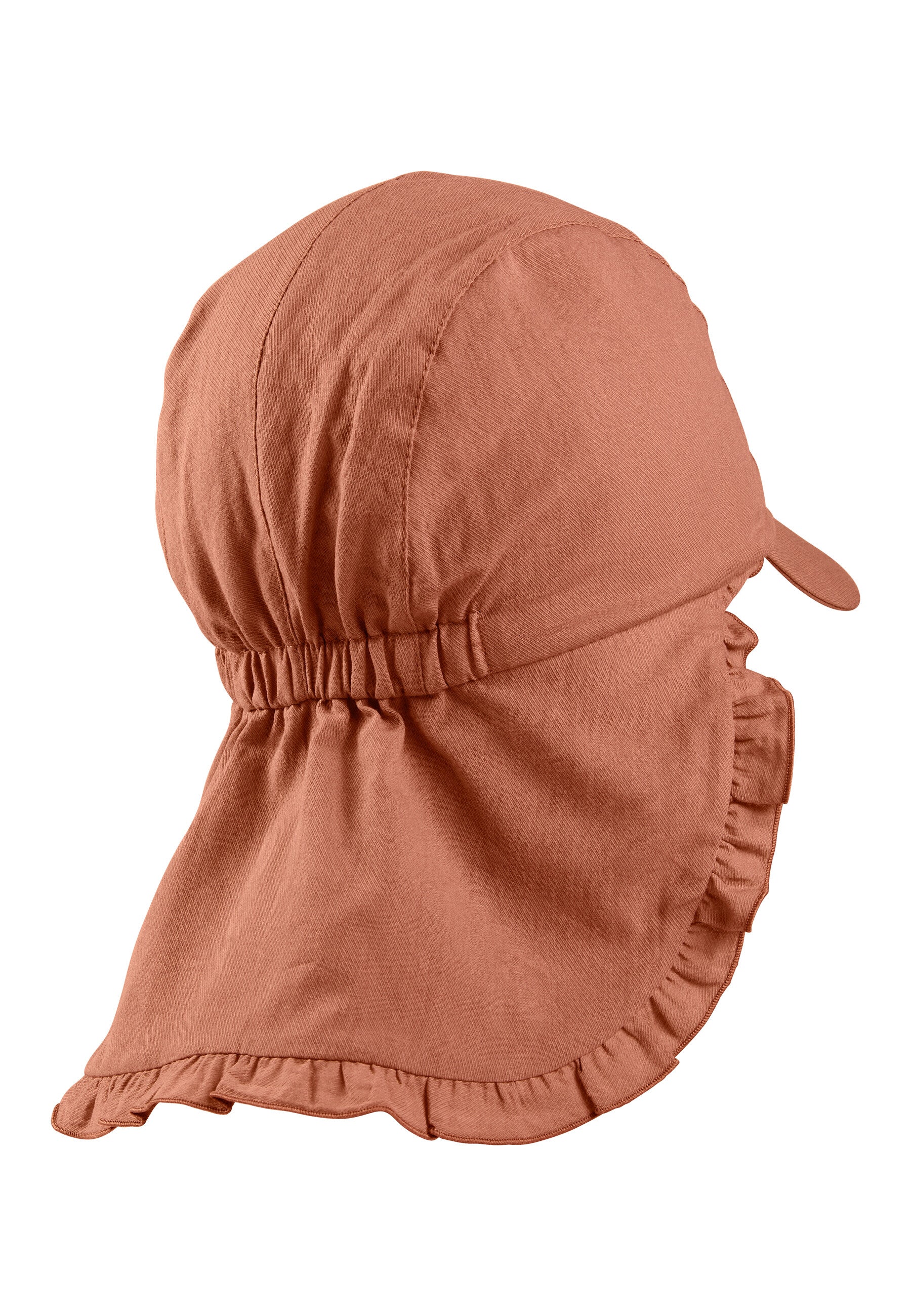 Sterntaler Mädchen Hut Mit Nackenschutz – Aus 100% Baumwolle, Mit Blümchenmuster, Größe 55, Für Kinder Ab 4