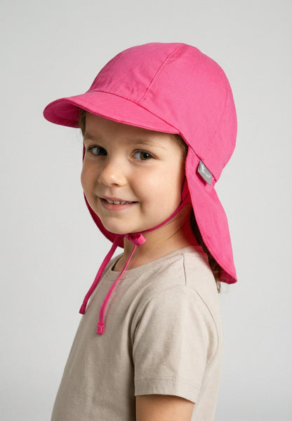 Gorra con protección para el cuello
