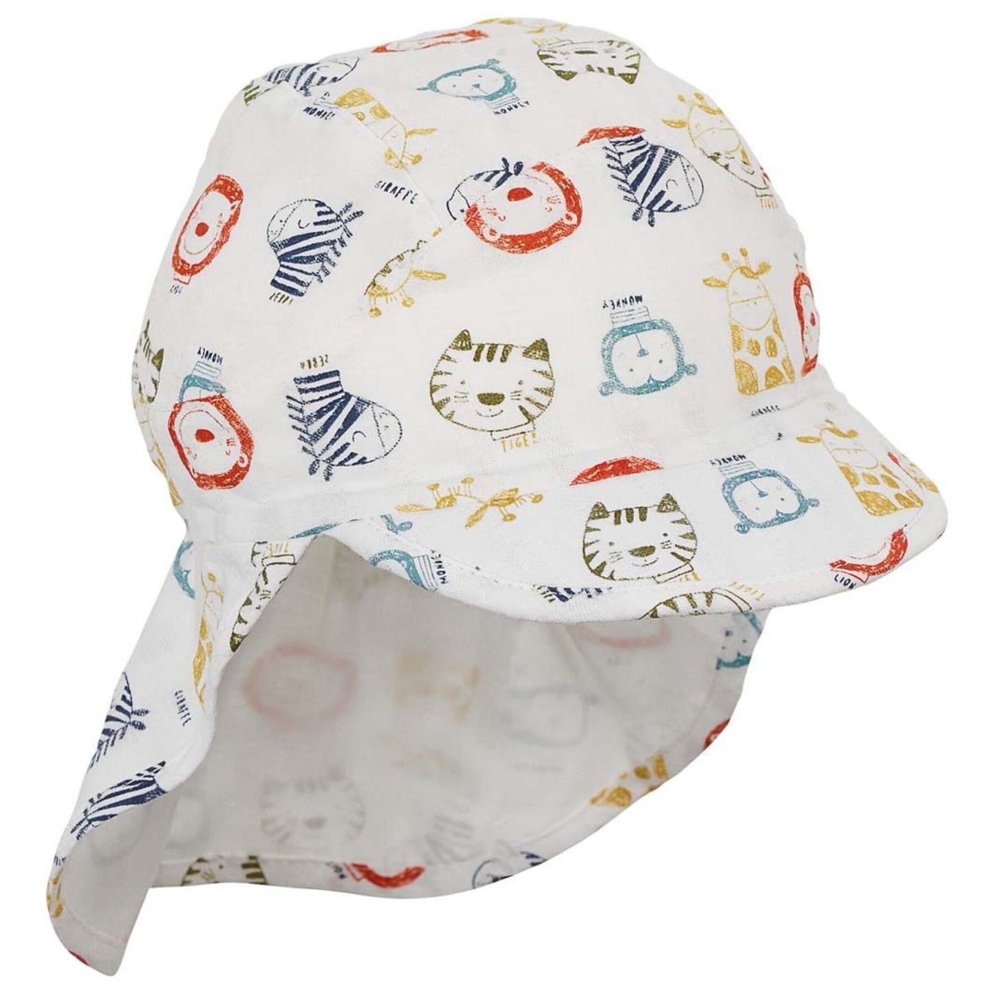 Cappello visiera con copri-collo
