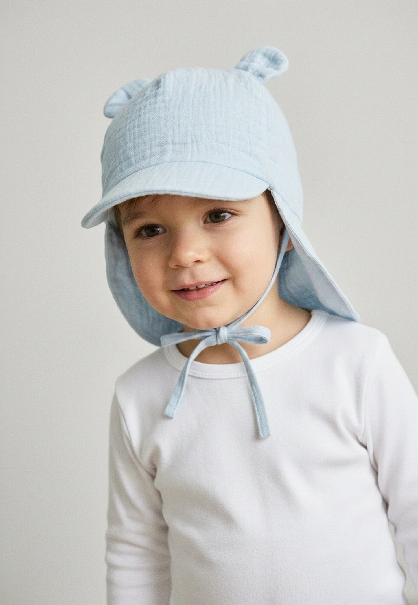 Cappello visiera con copri-collo