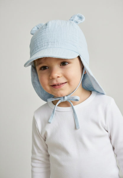 Cappello visiera con copri-collo