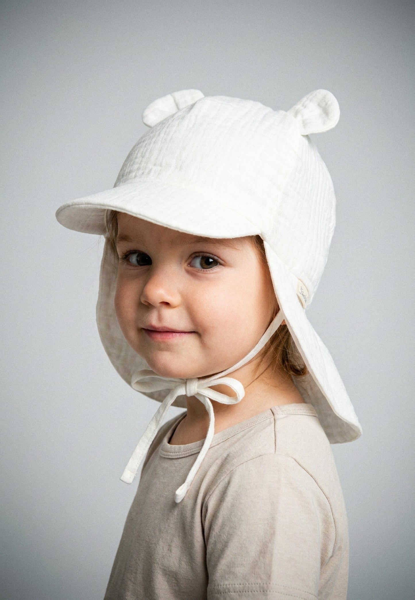 Cappello visiera con copri-collo