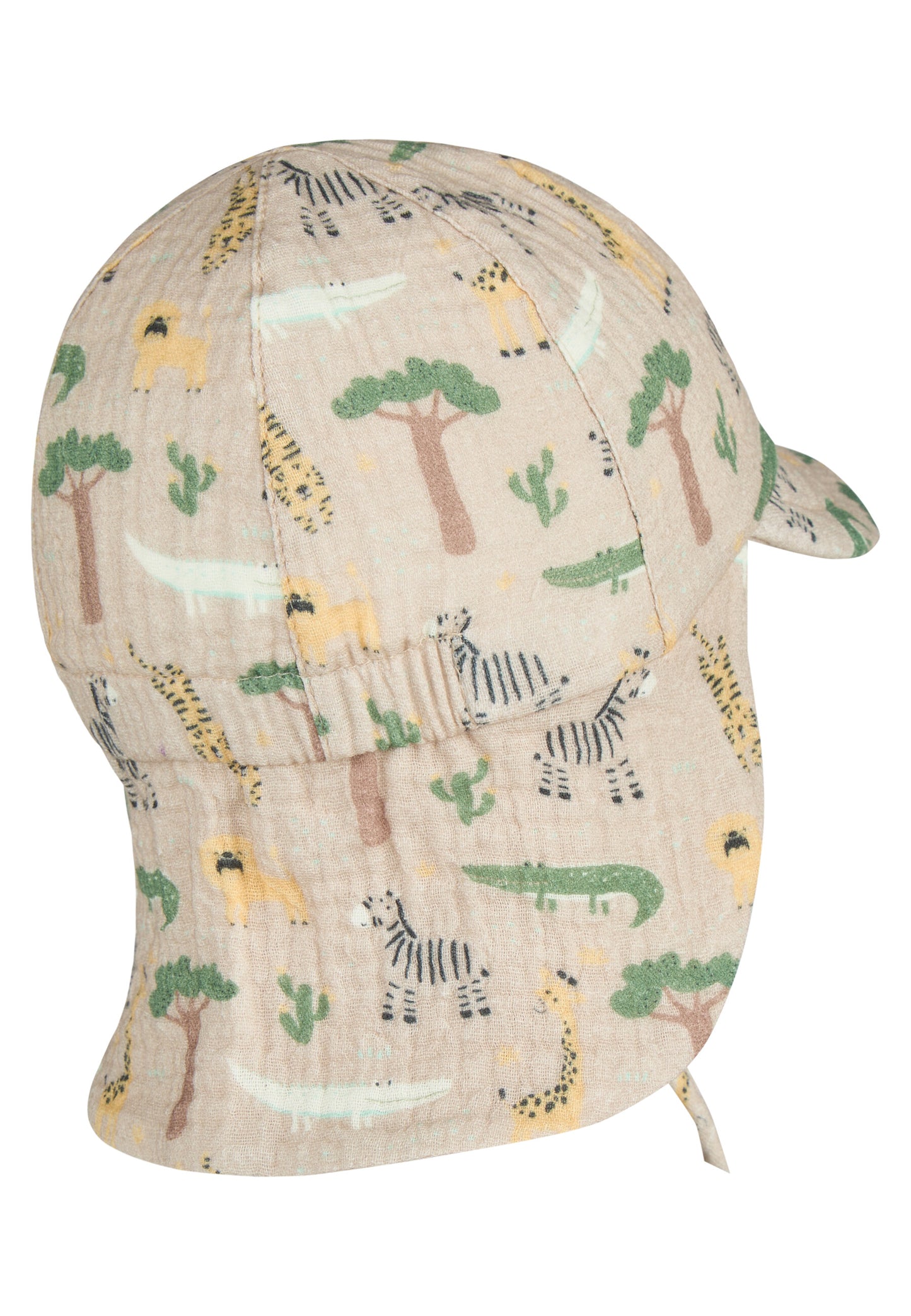 Cap with neck protection