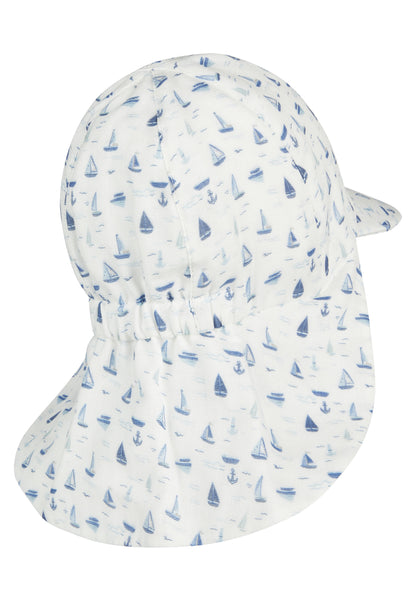 Cappello con visiera e protezione per il collo