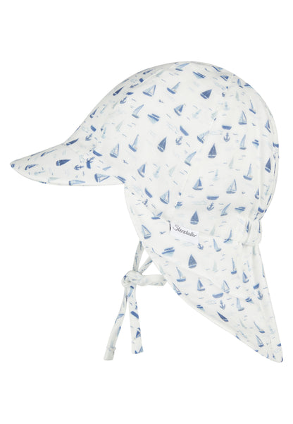 Cappello con visiera e protezione per il collo