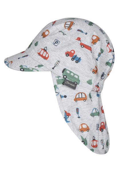 Cap with neck protection