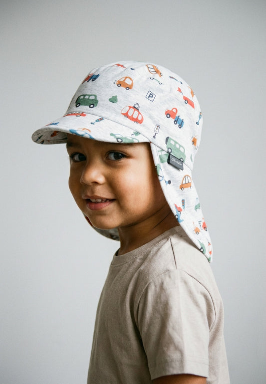 Gorra visera con cubre nuca 