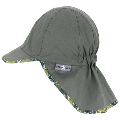Gorra visera con cubre nuca Monstera