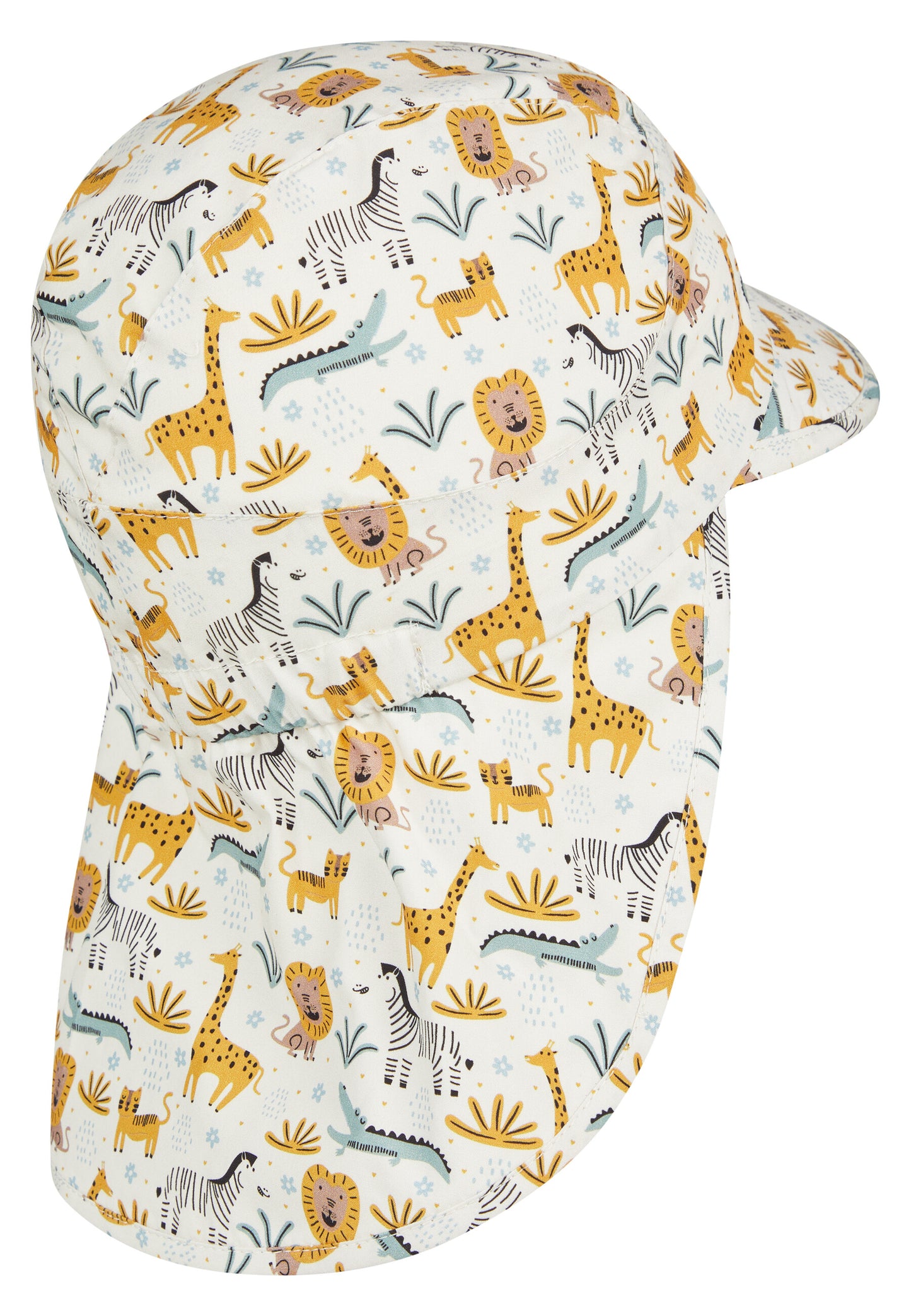 Cappello con visiera e protezione per il collo