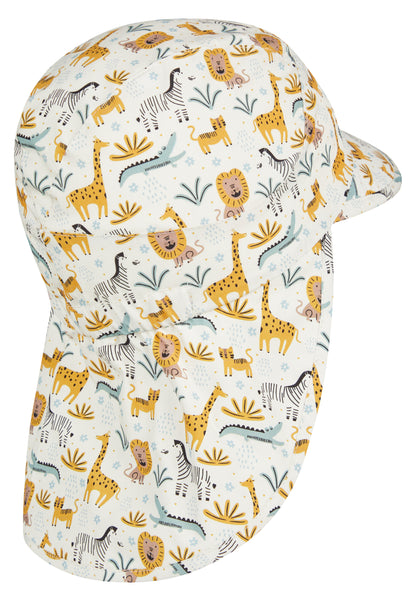 Cappello con visiera e protezione per il collo