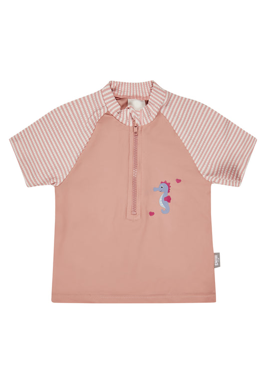 Short-sleeved bathing shirt