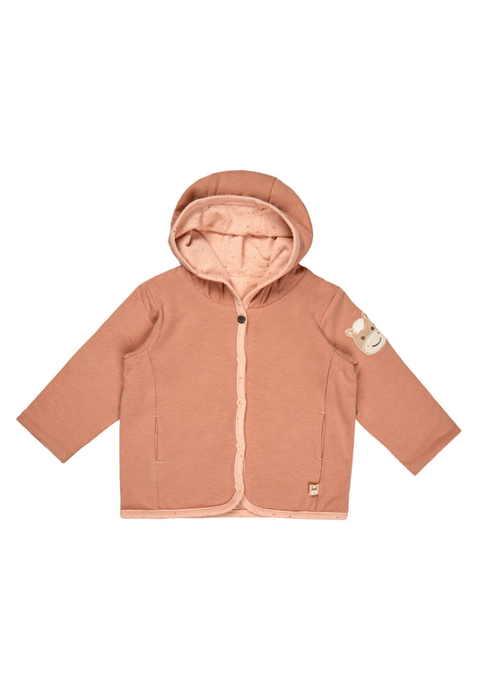 Chaqueta Con Capucha Sterntaler Para Bebé - Talla 50, 100% Algodón, Azul, Ideal Para Invierno Y Transición
