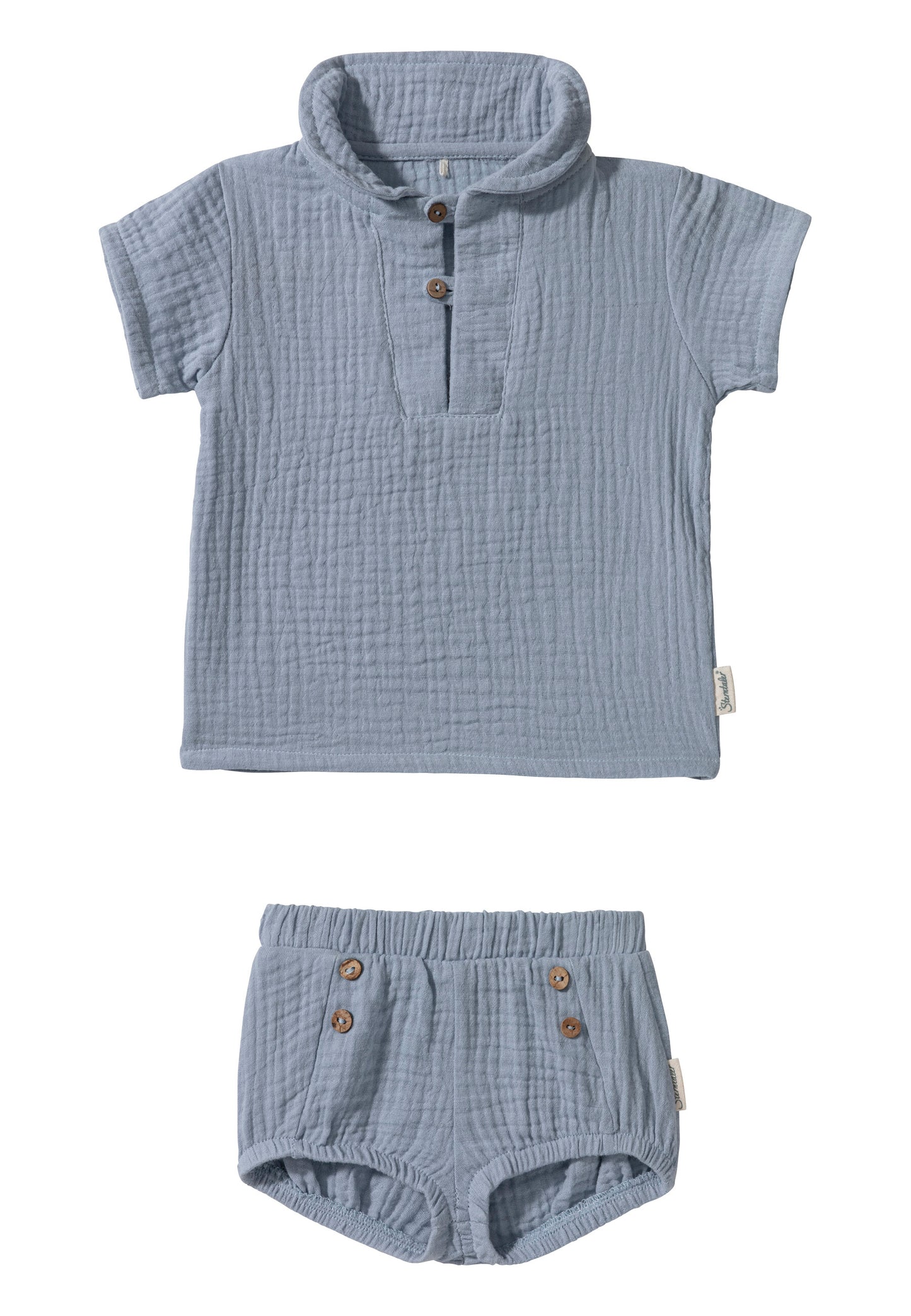 Set met hemd en shorts