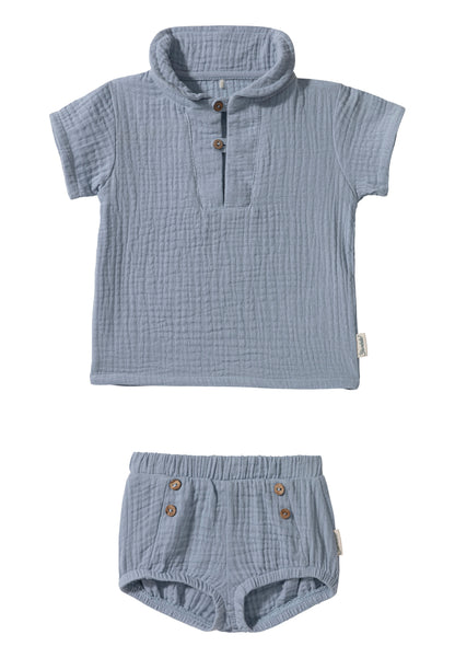 Set met hemd en shorts