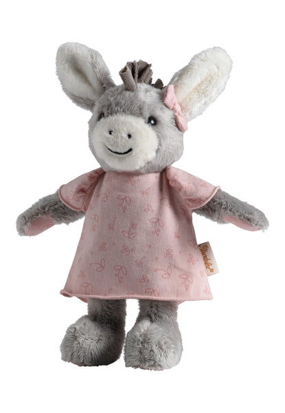 Atmendes Kuscheltier Esel – Plüsch Esel Mit Atembewegung – 30 Cm – Beruhigendes Licht & Sound – Für Kinder & Erwachsene