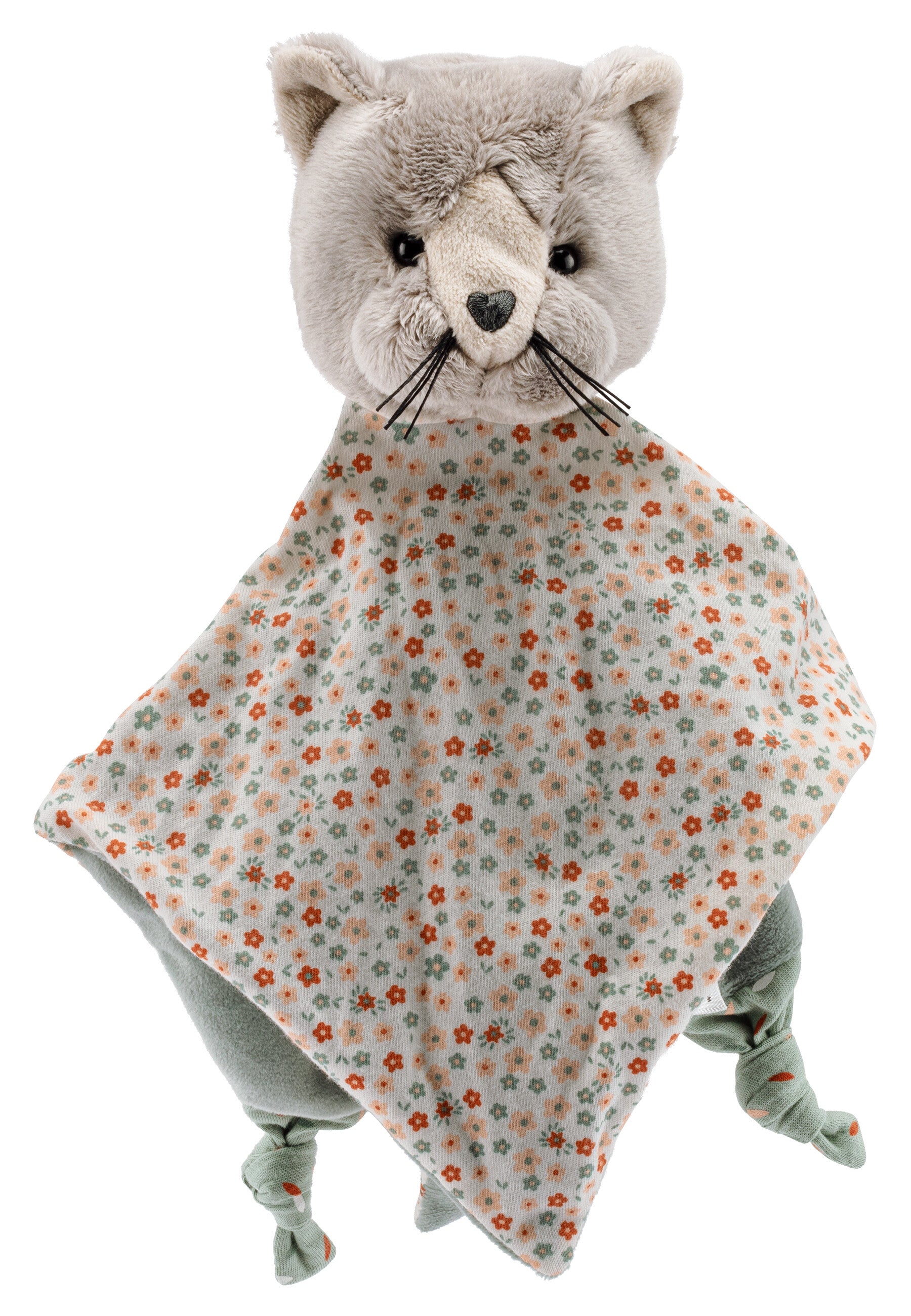 max und lilly schlafsack Schmusetuch Katze Lilly mit Knotendetail, 28cm