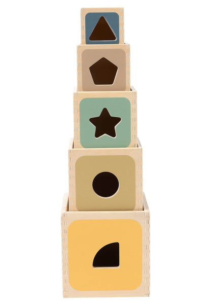 2 in 1 Steck- und Stapelspiel