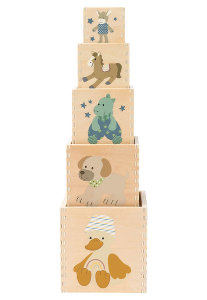 2 in 1 Steck- und Stapelspiel