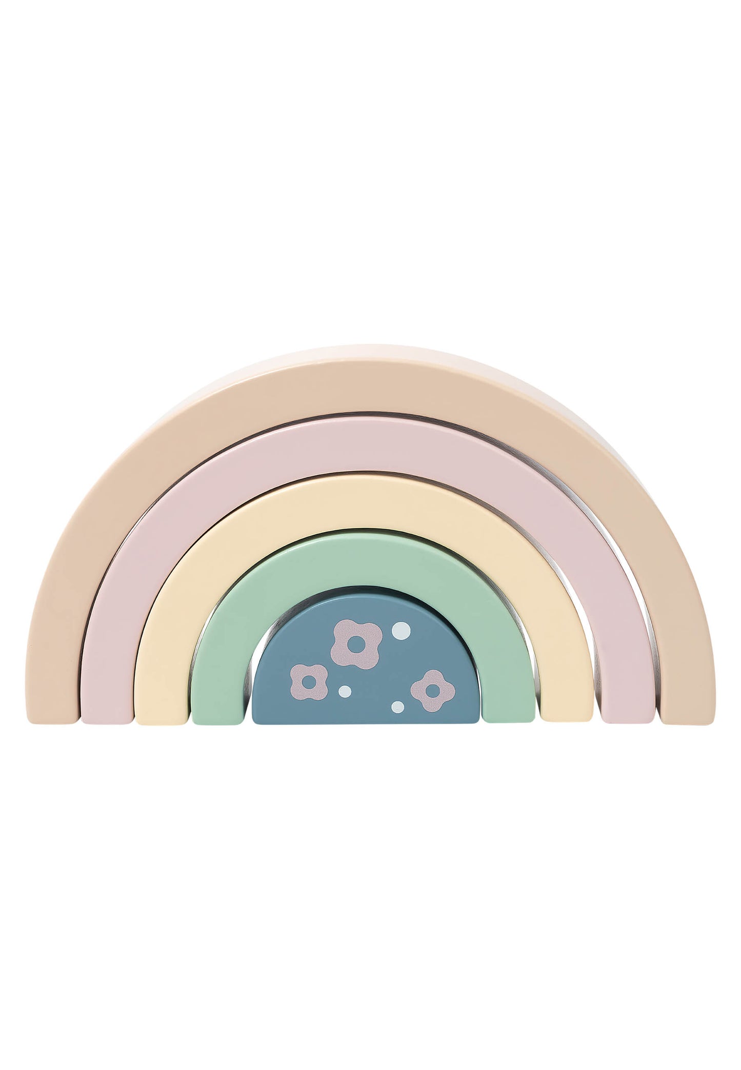 Blocs de construction en bois arc-en-ciel