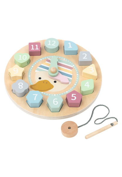Lernuhr Holz