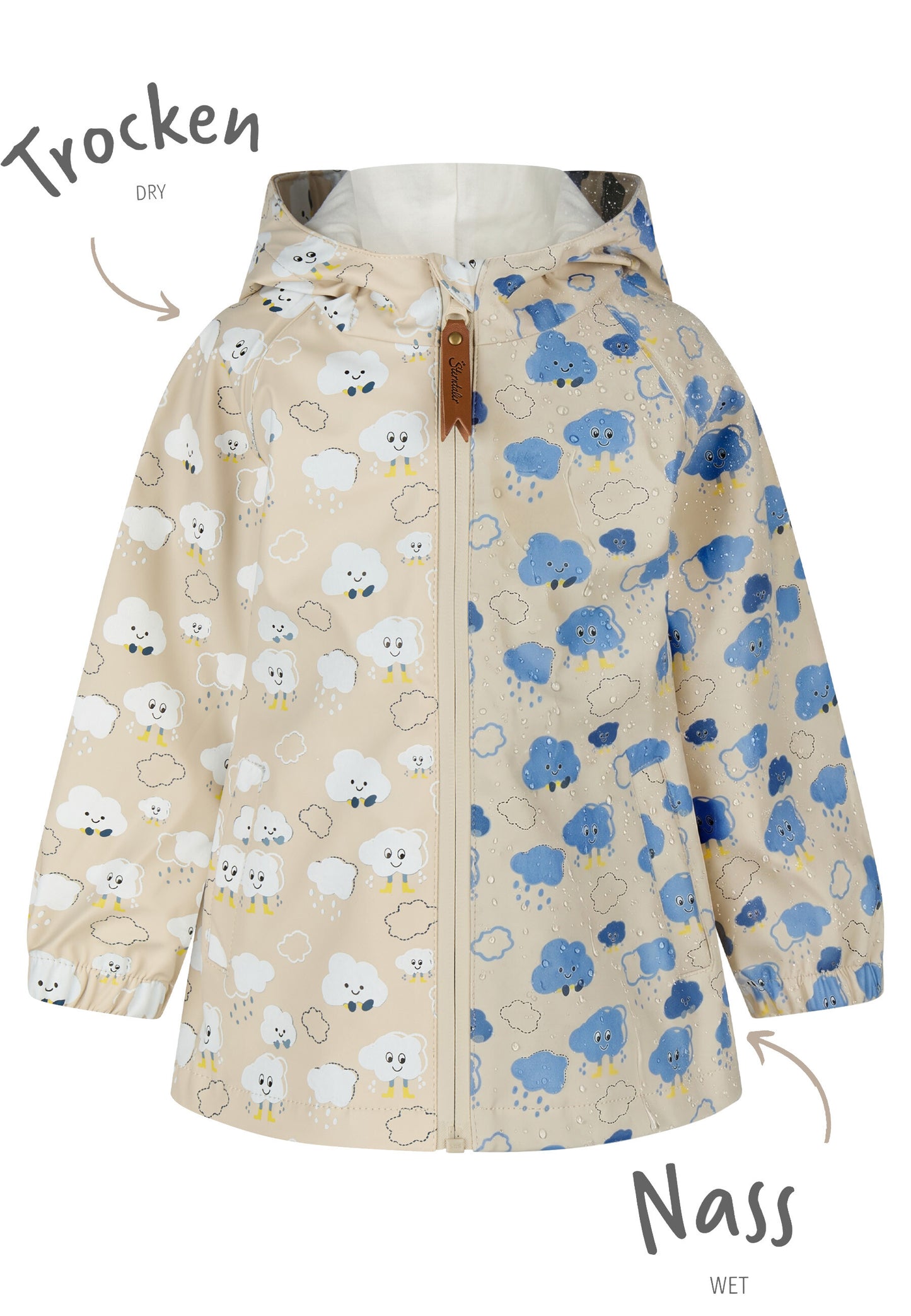 Regenjacke gefüttert