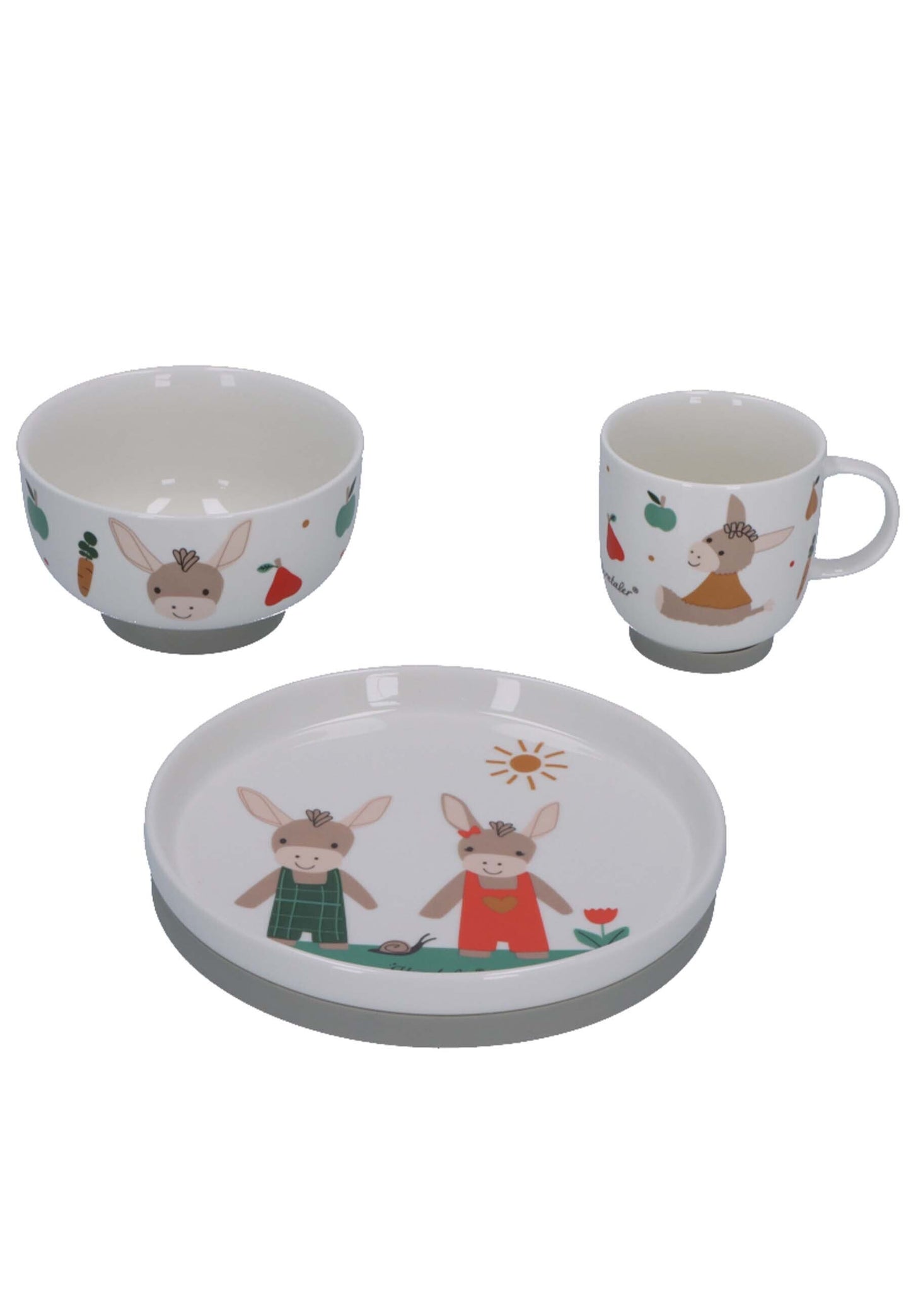 Porzellan-Geschirr-Set Emmis Garden 3-teilig ☆