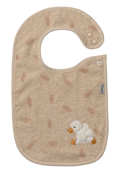 Babero con botón a presión