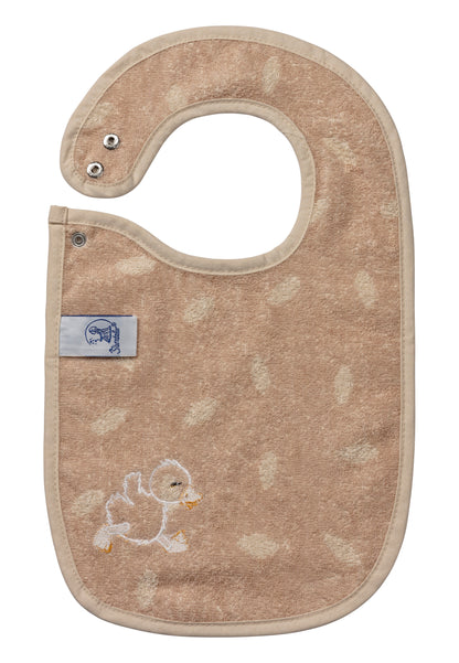 Babero con botón a presión