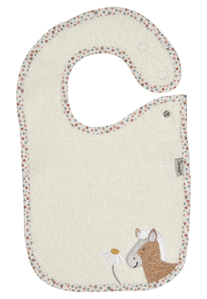 Babero con botón a presión