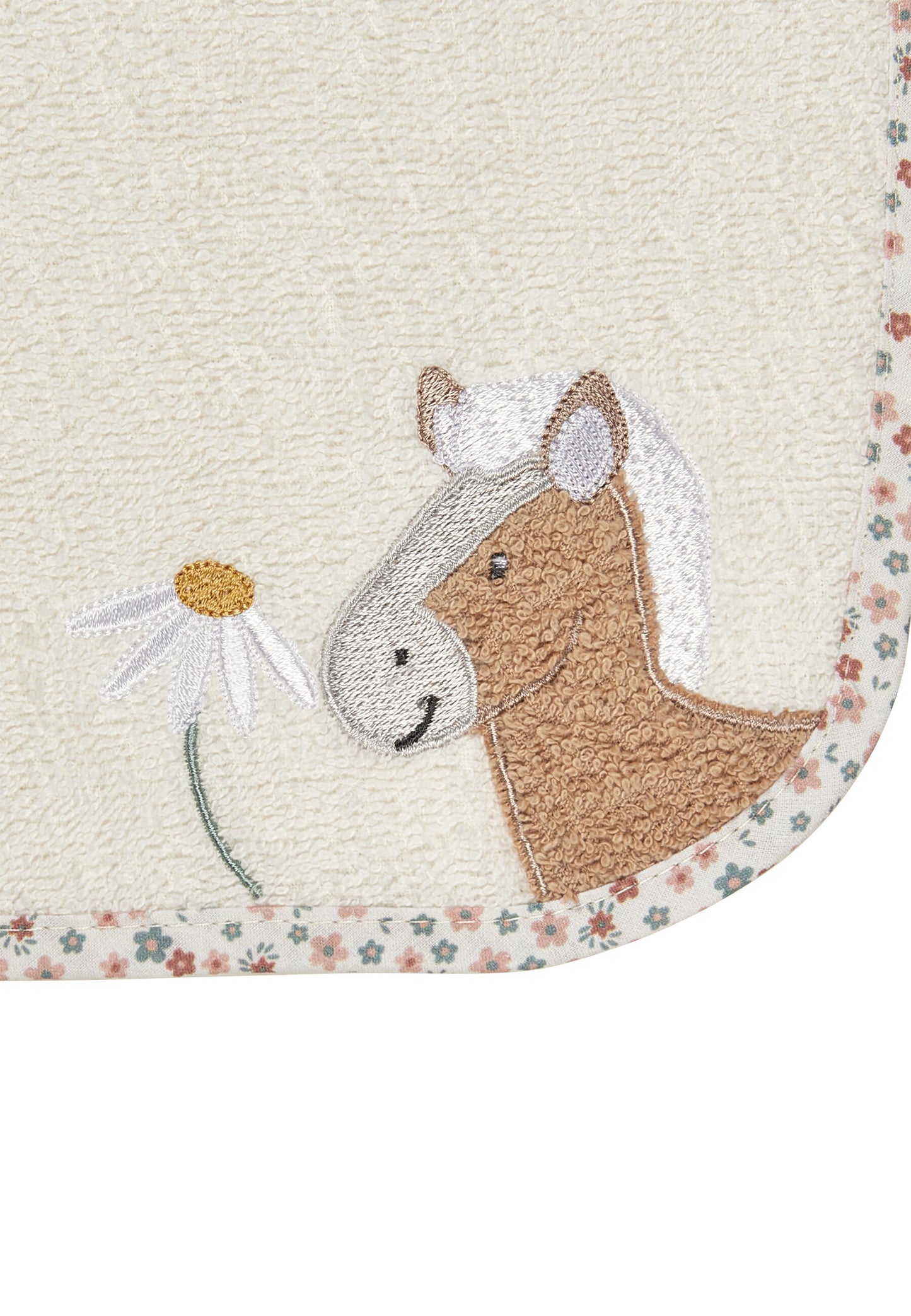 Babero con botón a presión