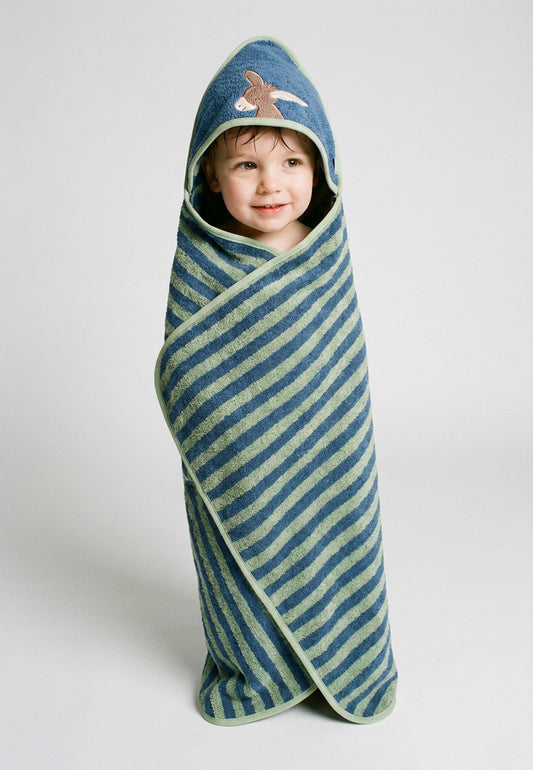 Badhanddoek met capuchon 80x80cm