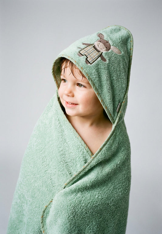 Badhanddoek met capuchon 100x100cm