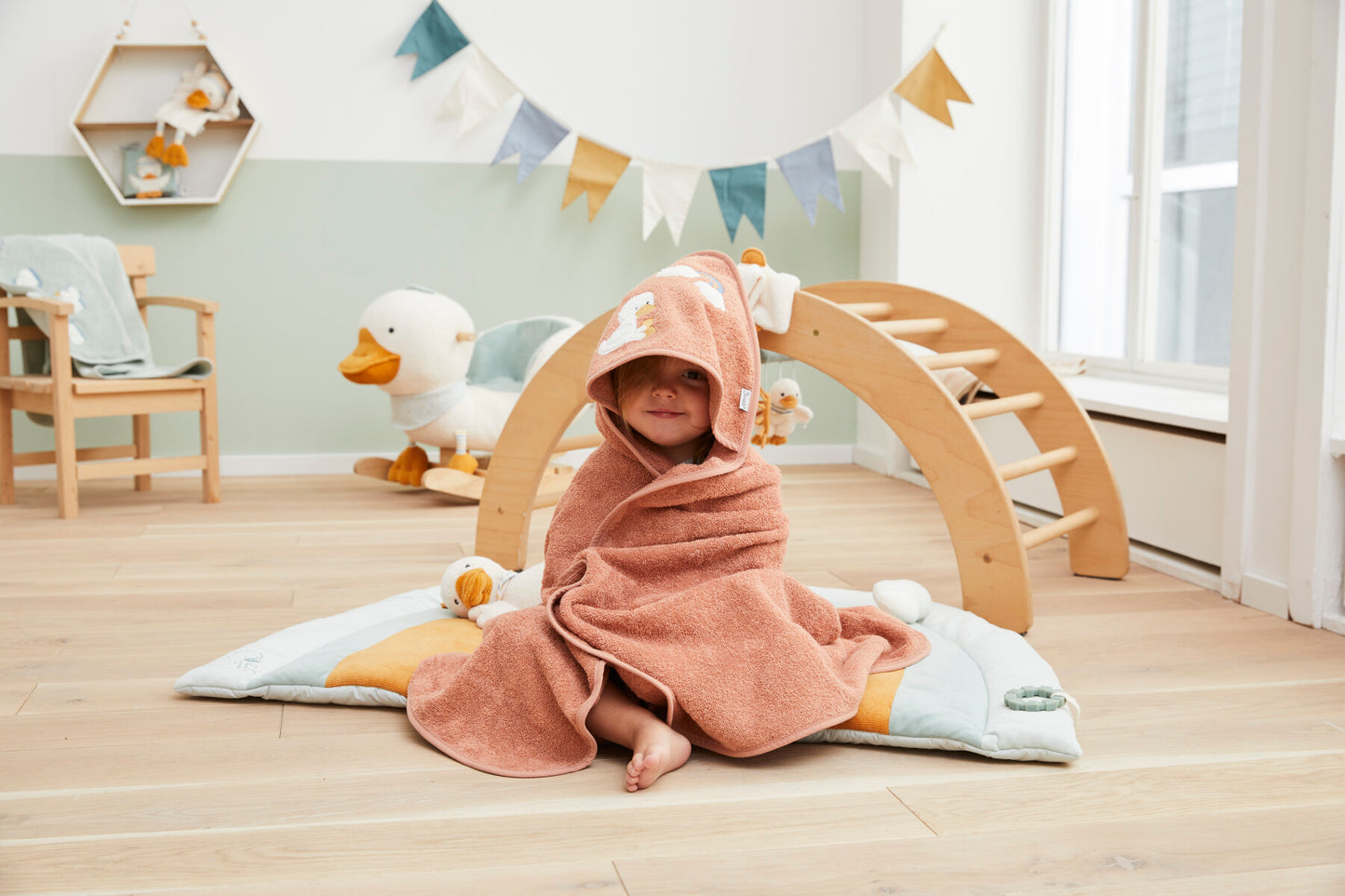 Kapuzenbadetuch 100x100cm