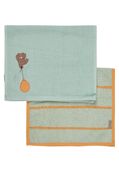 Kinderhandtuch 2er Pack BÄR Bo ☆