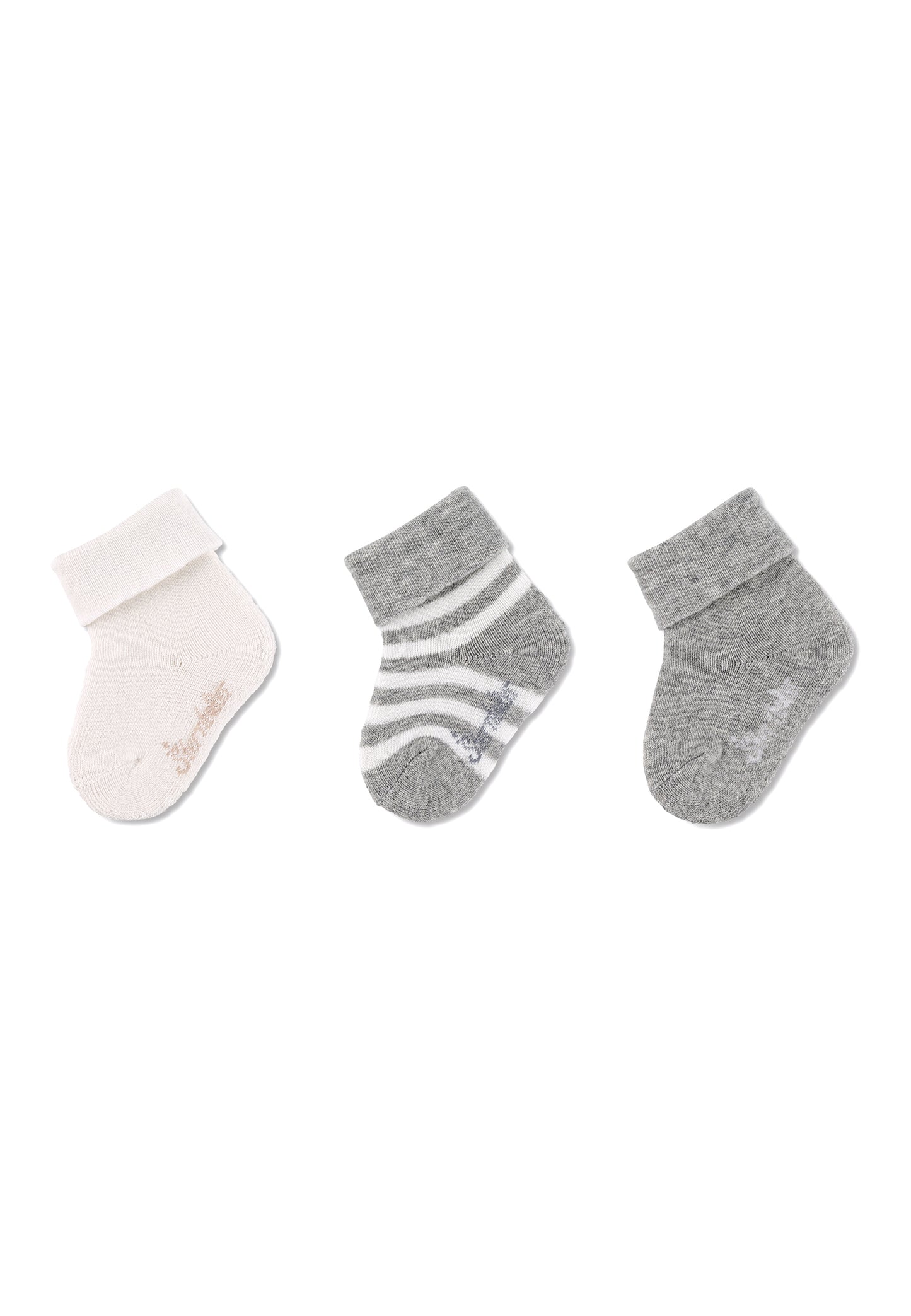 GOTS Baby-Socken Ringel, 3er-Pack