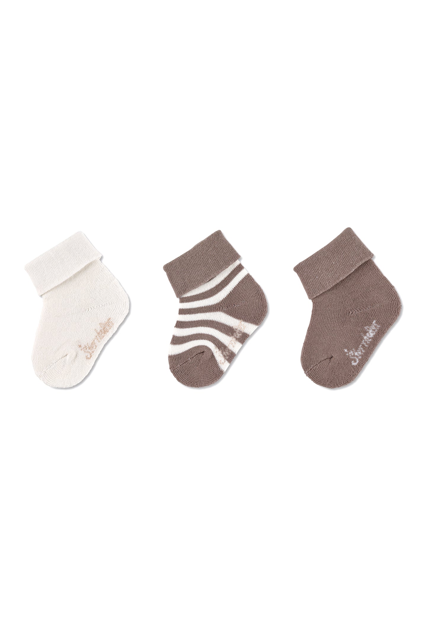 GOTS Baby-Socken Ringel, 3er-Pack