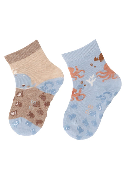 ABS Crawling Socks 2-Pack