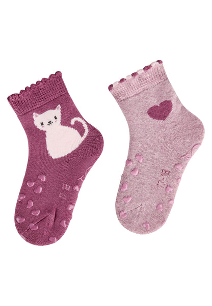 Chaussettes antidérapantes ABS lot de 2