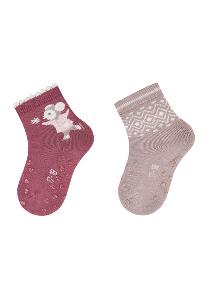 ABS Krabbelsocken 2er Pack