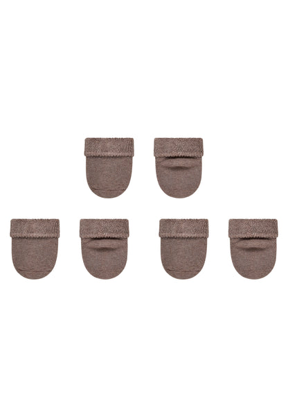 Newborn Socks with Cuff 3-Pack