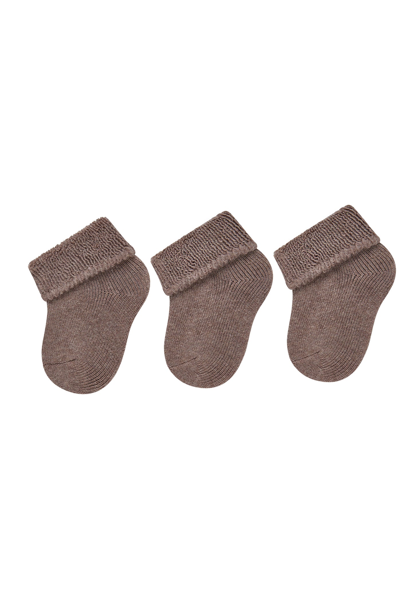 Newborn Socks with Cuff 3-Pack