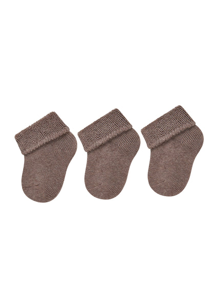 Newborn Socks with Cuff 3-Pack