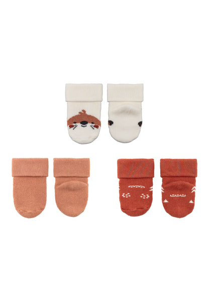 Erstlingssocken mit Umschlag 3er Pack